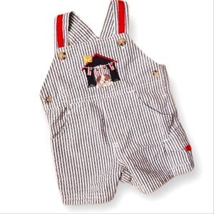 🇺🇸Starting Out Puppy Searsucker Shortall